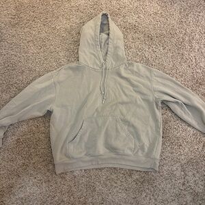 Green hoodie
